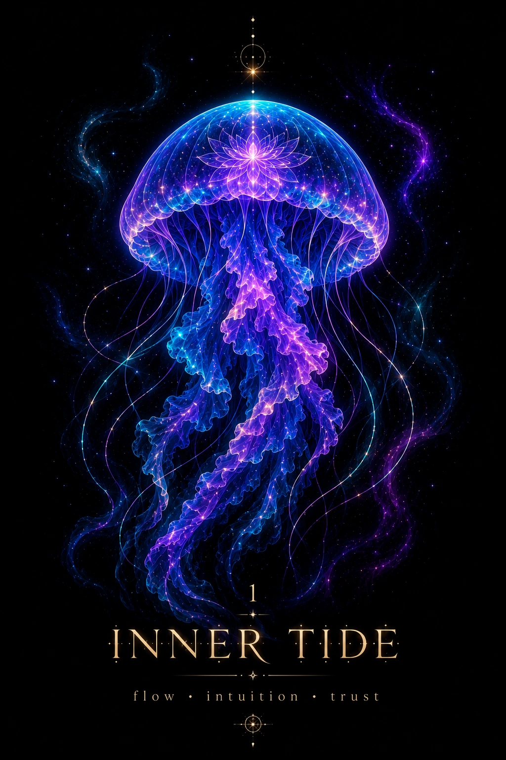 Inner Tide, guided by Jellyfish, from Oracle of the Living Veil